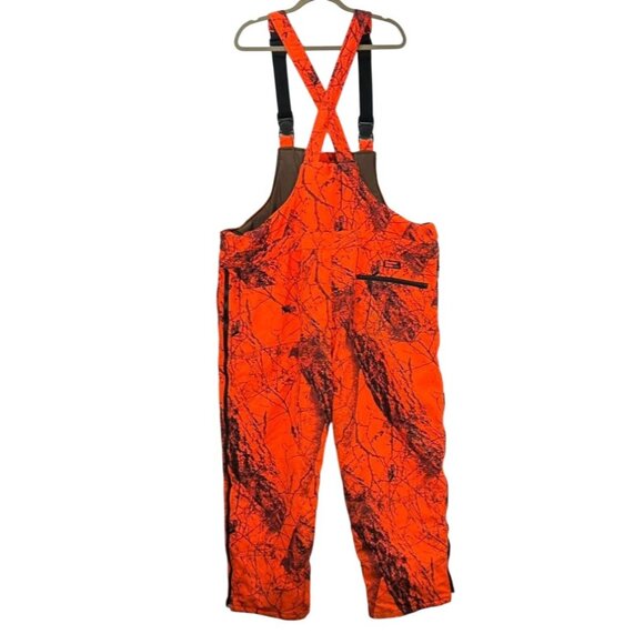 Gamehide Men's 2XL Hunter Hide Orange Taked North Camo Hunting Overalls - Picture 2 of 16